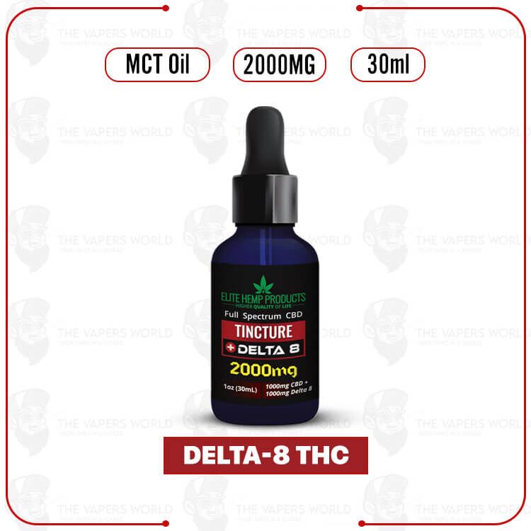 Elite Hemp – Delta 8 Tincture 2000MG