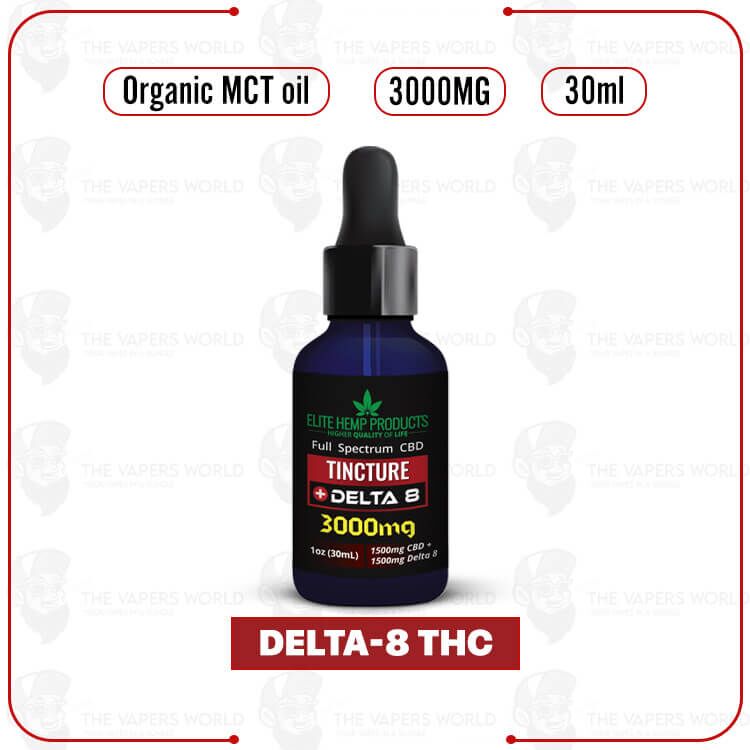 Elite Hemp – Delta 8 Tincture 3000MG