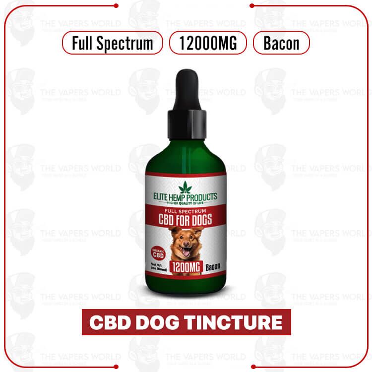 Elite Hemp – CBD Dog Tincture 1200mg Bacon