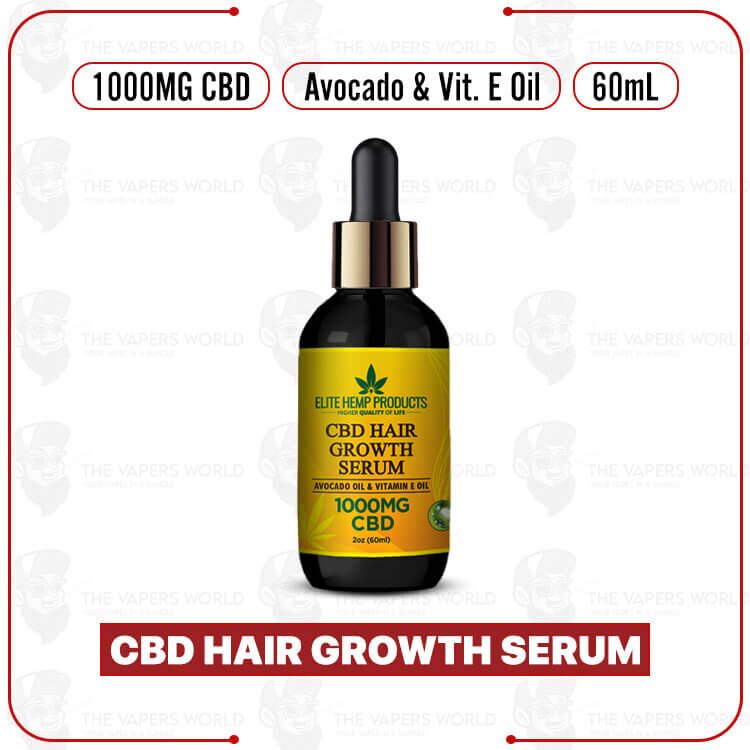 Elite Hemp – CBD Hair Growth Serum 1000mg Avocado & Vit. E Oil