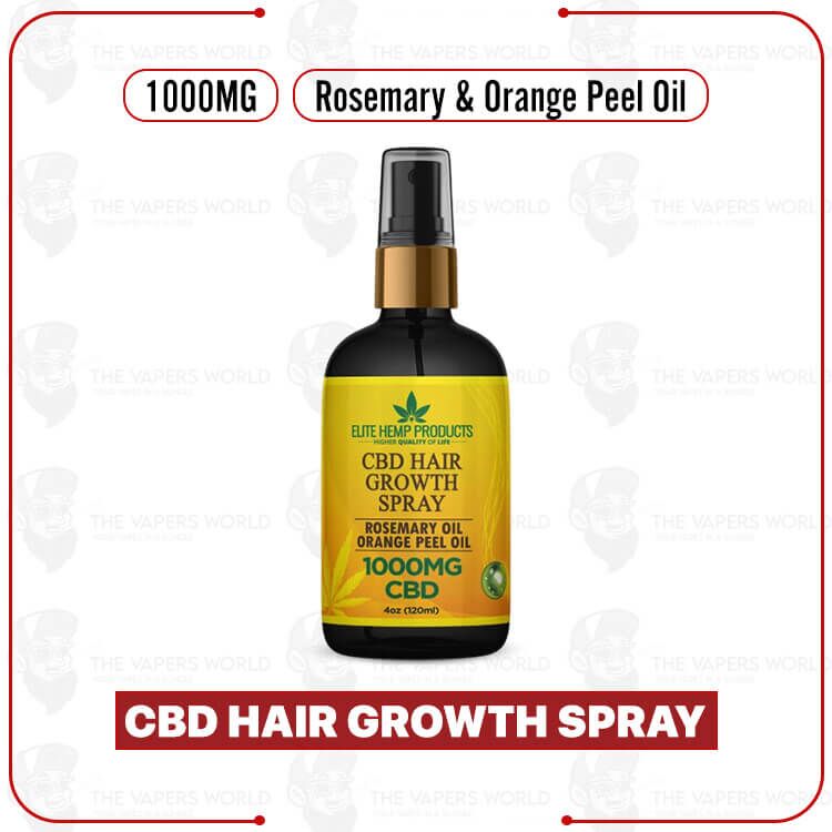 Elite Hemp – CBD Hair Growth Spray 1000mg Rosemary & Orange Peel Oil