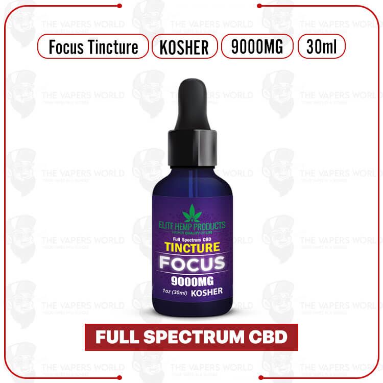 Elite Hemp – CBD Tincture 9000mg Focus