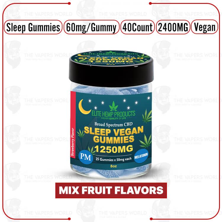 Elite Hemp – CBN Sleep Vegan Gummies 2400mg