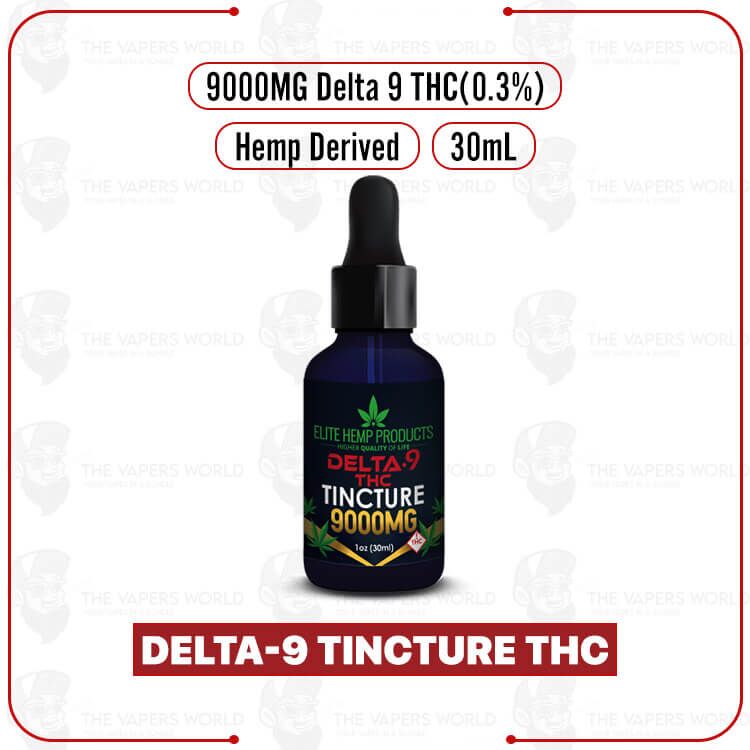 Elite Hemp – Delta-9 Tincture THC 9000MG