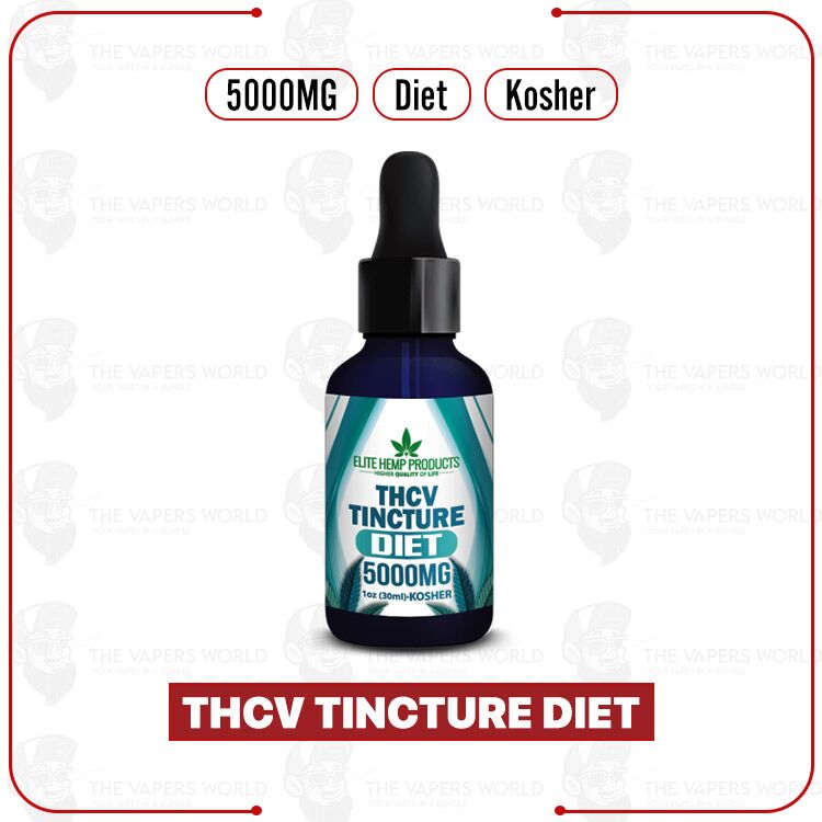 Elite Hemp – THCV Tincture 5000mg Diet