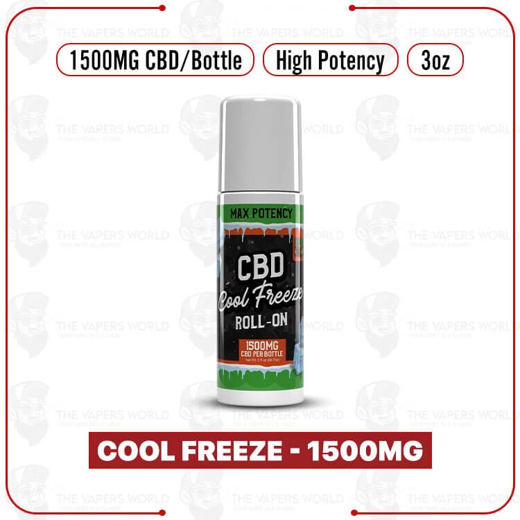 Hemp Bombs 1500MG Premium CBD Max Potency Cool Freeze Roll On