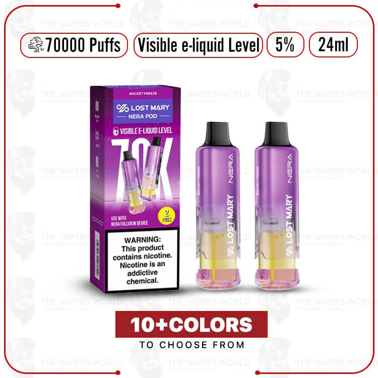 Lost Mary Nera Fullview 70K Replacement Pod – 2PK