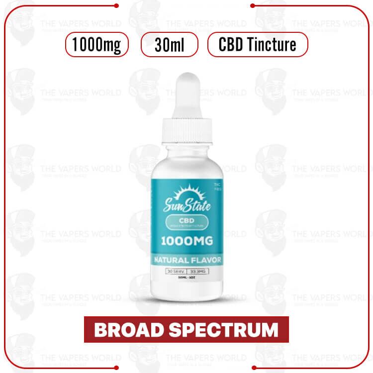 Sun State Hemp CBD Broad Spectrum Tincture 30ml 1000mg