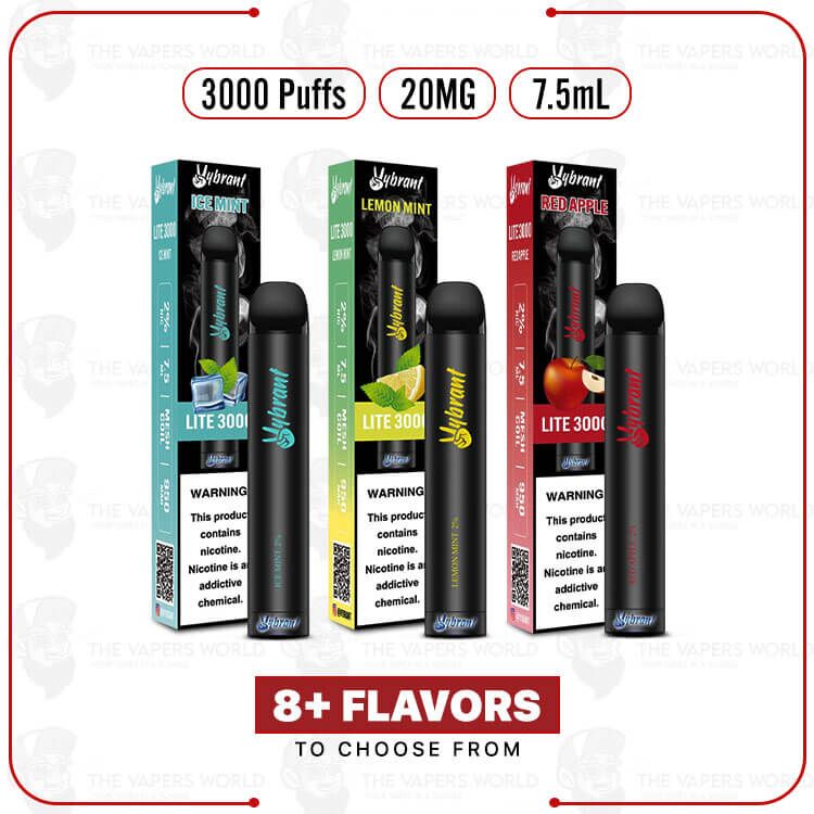 VYBRANT Lite 3000 Puffs 2% Disposable Vape
