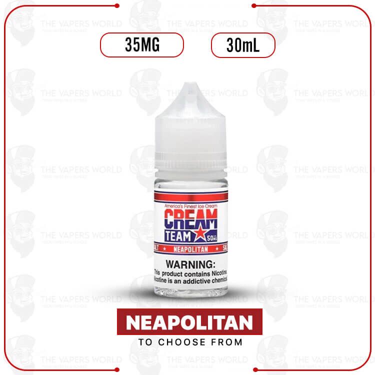 Cream Team Salt 30ml E-Juice 35MG