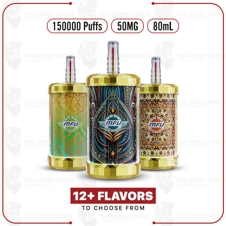 MFU SHISHA X3 Hookah 150K Puffs Disposable