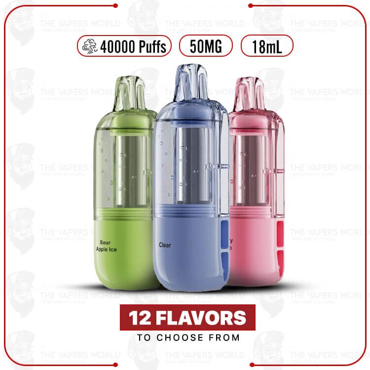 Nexa Flex Crystal 40K Replacement Pod Cartridge – 2PK