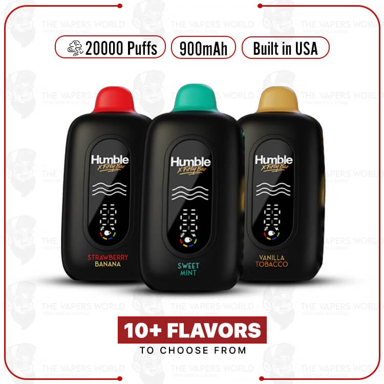 Humble x Fifty Bar 20K Puff Disposable – Built in USA