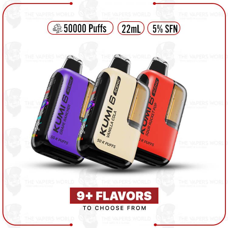 KUMI 6 Scenic 50K Puffs Disposable