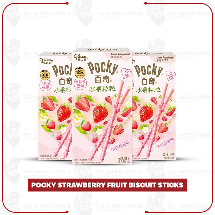 Pocky Strawberry Fruit Biscuit Sticks