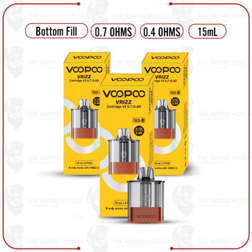 VooPoo VRIZZ V2 Replacement Pod Cartridge – 2PK