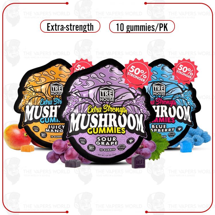 TRĒ House Extra Strength Magic Mushroom Blend Gummies – 10CT