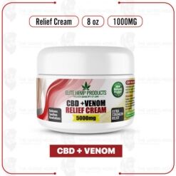 Elite Hemp - CBD+Venom Pain Relief Cream 5000mg