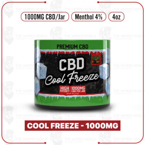 Hemp Bombs 1000MG Premium CBD High Potency Pain Freeze Cream