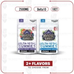 Mystic Labs Delta 10 Gummies 250MG - 10CT