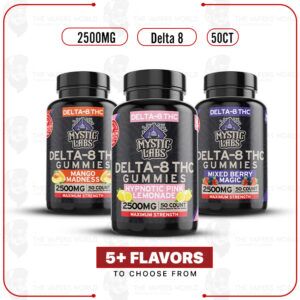 Mystic Labs High Potency Delta-8 Gummies – 2500mg (50ct)