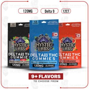 Mystic Labs Delta 9 Gummies 120MG – 12CT