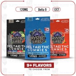 Mystic Labs Delta 9 Gummies 120MG - 12CT