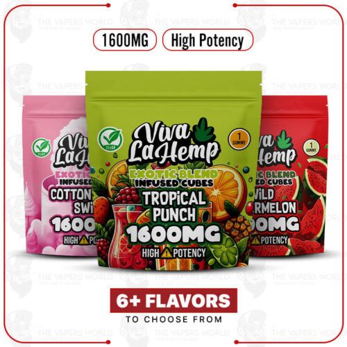 1600MG Exotic Blend THCP Gummies