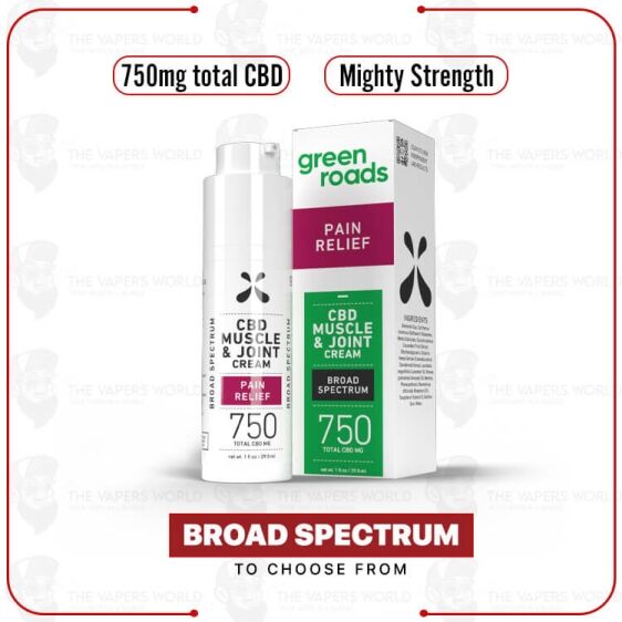 Green Roads Pain Relief CBD Cream - 750mg (1oz)