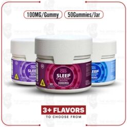 OnlyCBD 100MG CBD Sleep Gummies - 50/Jar