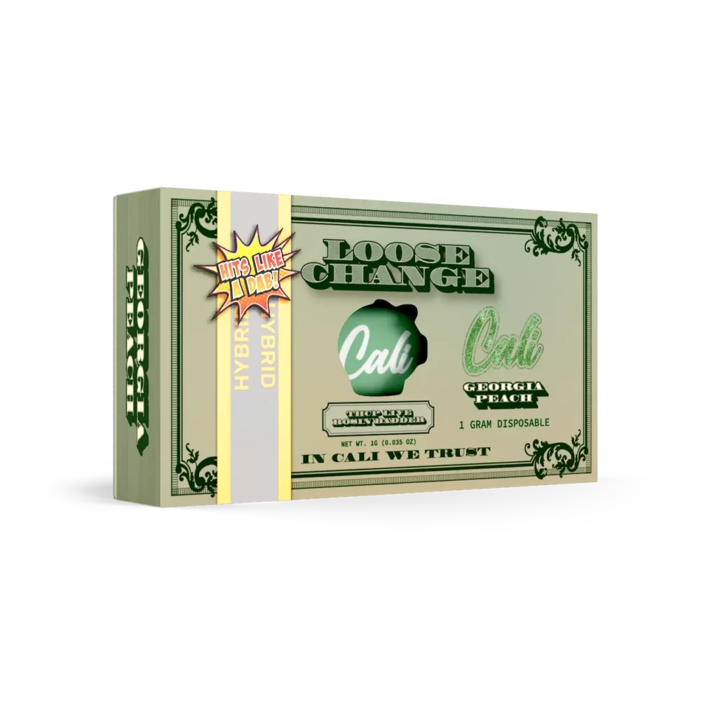Cali Extrax Loose Change THC-P Live Rosin Badder Disposable – 1G Georgia Peach