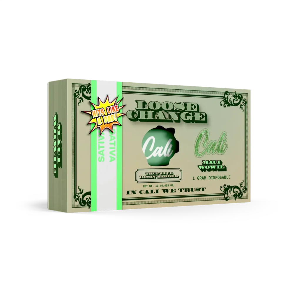 Cali Extrax Loose Change THC-P Live Rosin Badder Disposable – 1G Maui Wowie