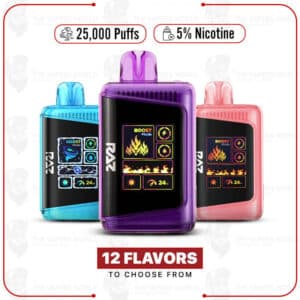RAZ LTX 25K DISPOSABLE VAPE 25000 PUFFS