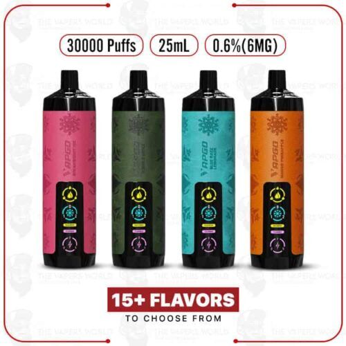 VAPGO Bar Chill Shisha 30,000 Puffs Disposable