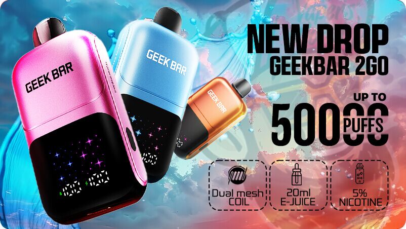 New Drop - Geekbar 2GO 50K Disposable Vape