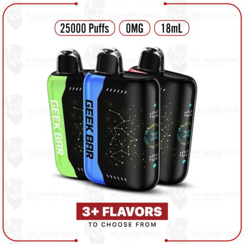 Geek Bar PULSE X 25k 0 Nic Disposable Vape