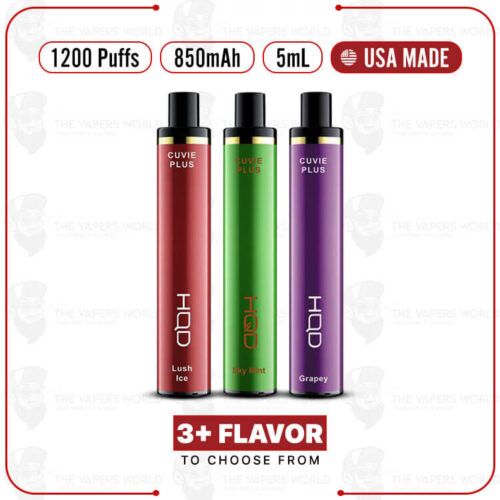 HQD Plus Cuvie Plus Disposable Made USA