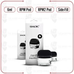 SMOK NORD X Empty Replacement Pod Cartridge - 3PK