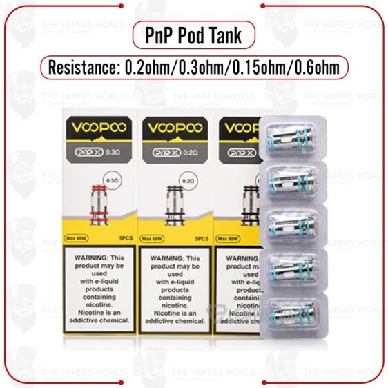 VooPoo PNP X Replacement Coil 5PK
