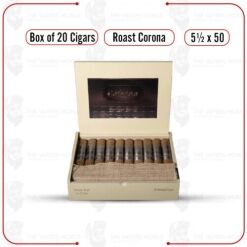 Infused Cigars: Cafeina Medium Roast Corona 5.5x50 Box of 20 Cigars