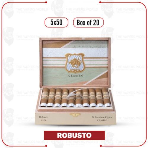 Classico by Lucky Cigar: Robusto 5x50 Box of 20 Cigars