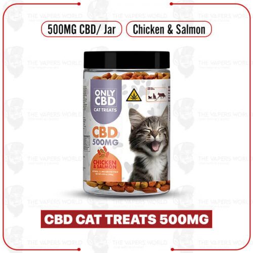 OnlyCBD CBD Cat Treats 500MG Chicken and Salmon flavor