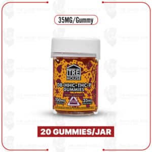 TRĒ House High Potency D8/HHC/THC-P 700MG Tropic Mango Gummies – 20 Count
