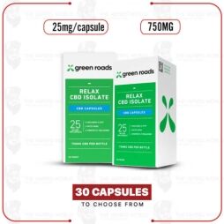 Green Roads CBD Relax Capsules 750MG