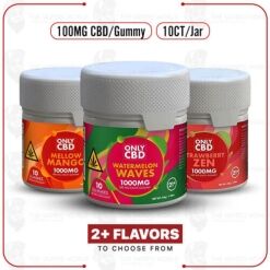 OnlyCBD 100MG CBD Gummies - 10/Jar