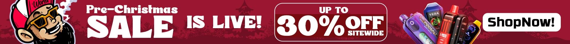 pre christmas sale is live