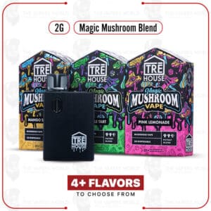TRĒ House Magic Mushroom Blend Disposable – 2G