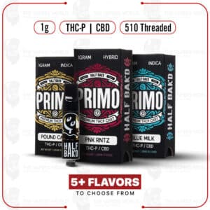 Half Bak’d Primo Blend THC-P Cartridge – 1G