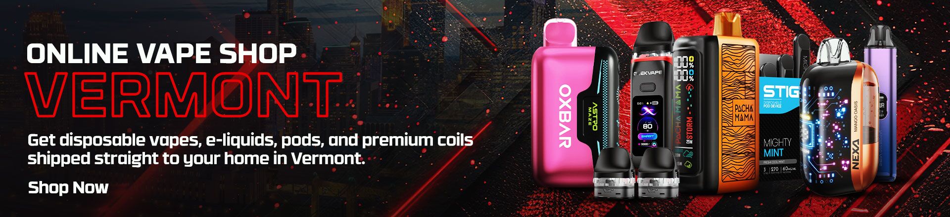Online Vape Shop Vermont