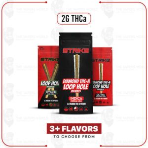 Strike Diamond THC-A Loop Hole Prerolls 2G-1CT